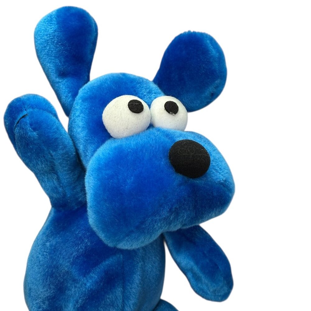 Mascot Blue Dog with White Eyes. Plush Golf Club HeadCover
